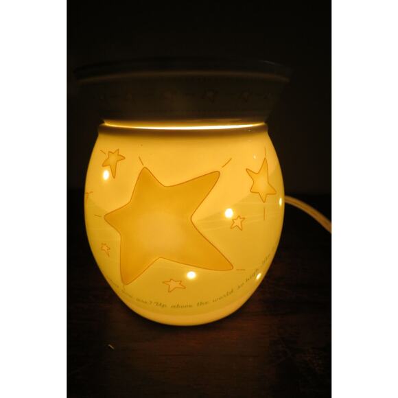 Scentsy Twinkle Little Star Wax Warmer Baby Nursery Retired Tested Mid Size - Picture 5 of 8